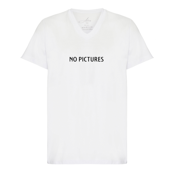 Camiseta NO PICTURES