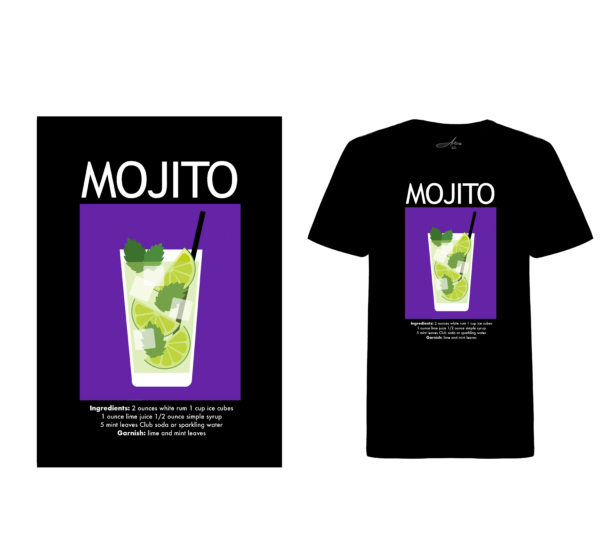 Camisetas pretas BEBIDAS - Image 17